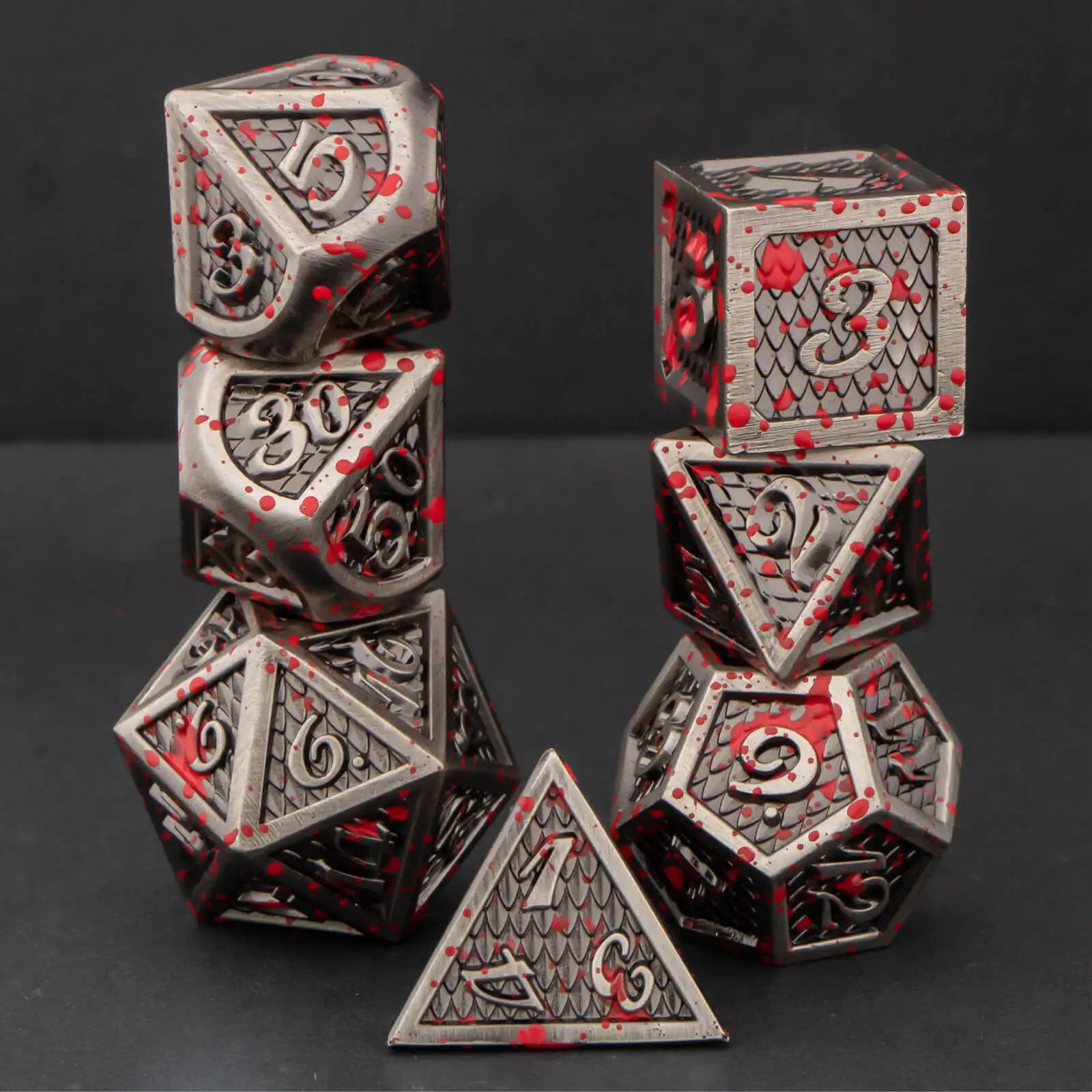 Set de Dados de Metal D&D - Miura Vault