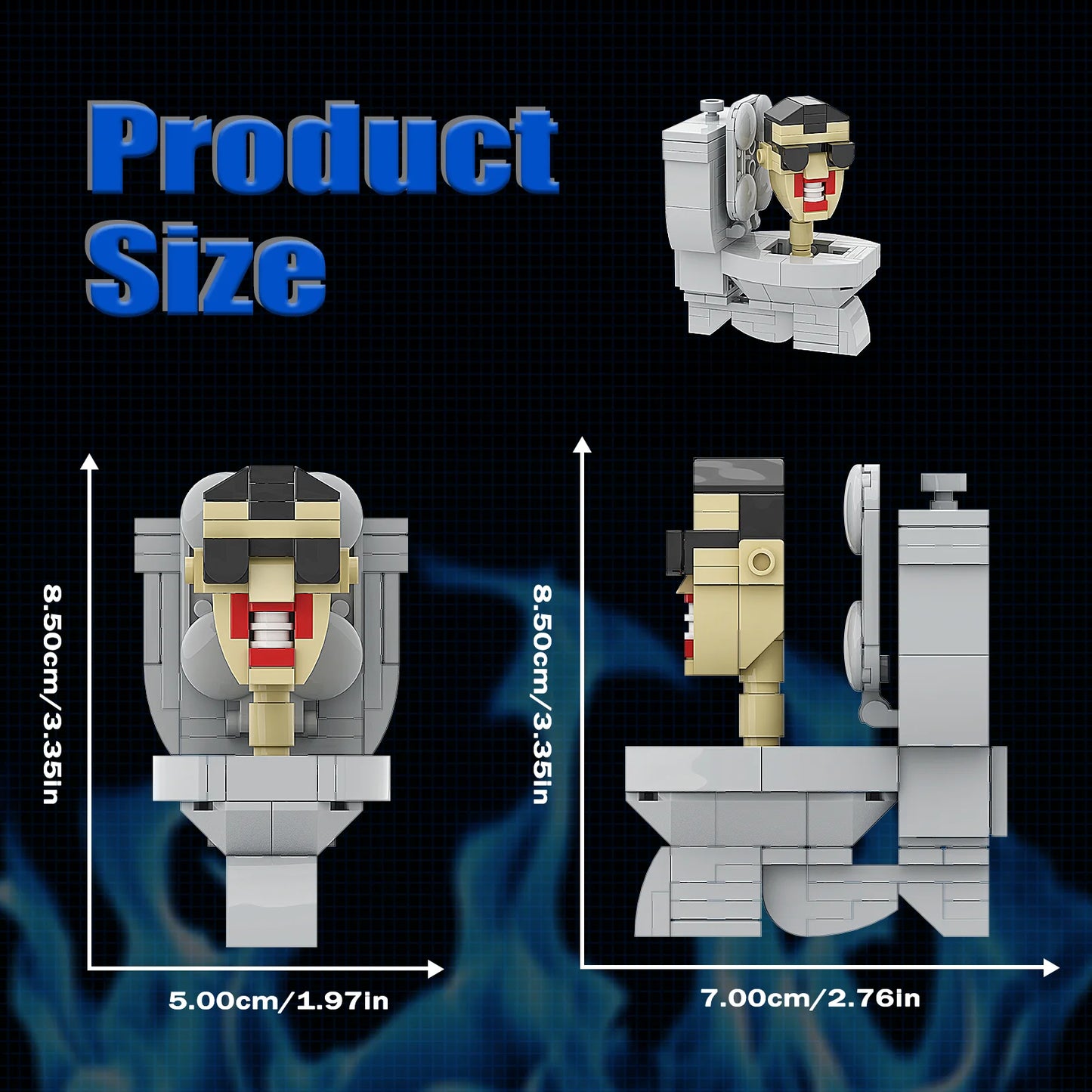 Skibidi Toilet Man bloque de construcción