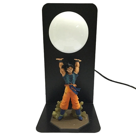Lámpara DIY LED de figura de acción de Goku de Dragon Ball