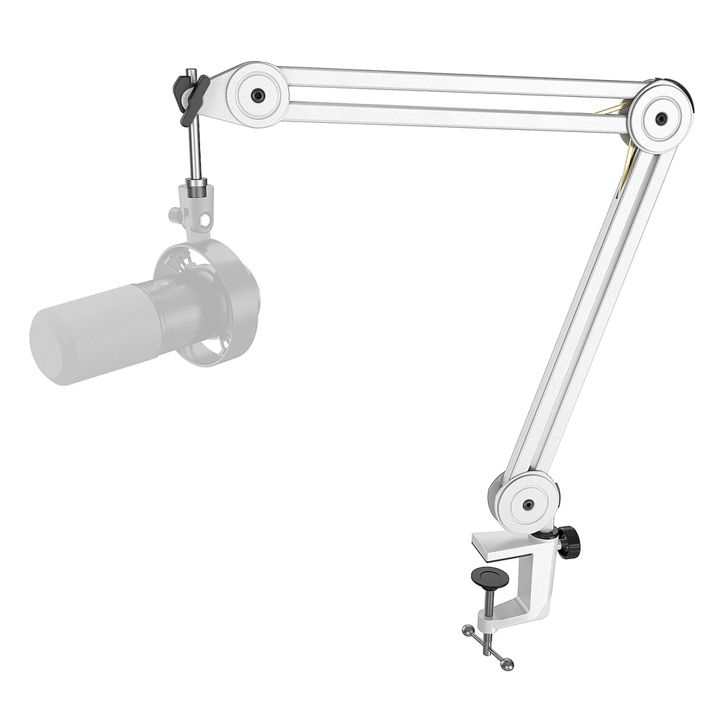 Fifine Soporte De Brazo De Micrófono Ajustable, Brazo De Alta Resistencia, Tijera De Suspensión, Para Grabación De Podcasting