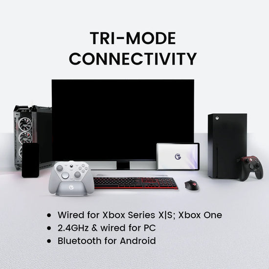 Gamesir G7 Pro Xbox Gaming Controller Gamepad Con Cable Para Xbox Series X | S, Xbox One X | S, Steam, PC, Android Con Base De Carga