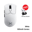 Delux M900Mini PRO - Ratón Inalámbrico Gaming  Ergonómico, Ultraligero, 40G, PAW3395, 8K Hz, Para Manos Medianas a Pequeñas