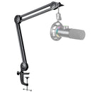 Fifine Soporte De Brazo De Micrófono Ajustable, Brazo De Alta Resistencia, Tijera De Suspensión, Para Grabación De Podcasting