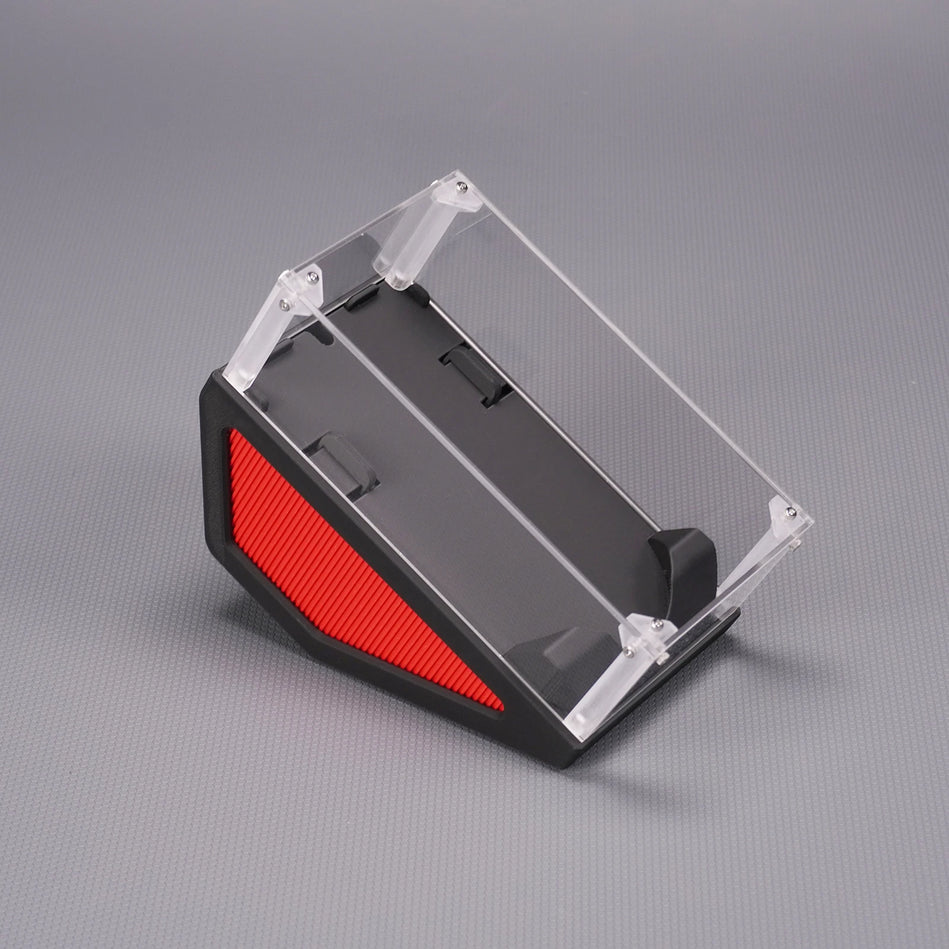 Caja de presentación y almacenamiento a prueba de polvo para ratón – Vitrina acrílica con impresión 3D