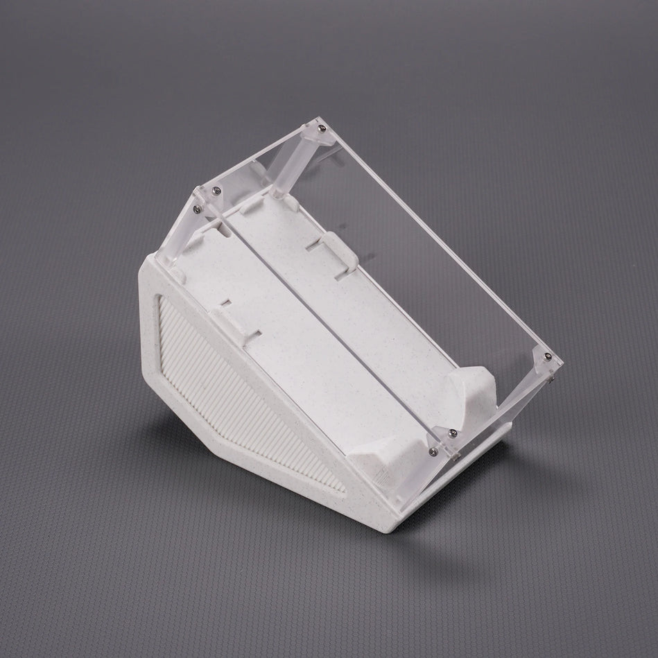 Caja de presentación y almacenamiento a prueba de polvo para ratón – Vitrina acrílica con impresión 3D