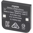 Rapoo P3 Módulo De Carga De Ratón Inalámbrico Compatible Con Protocolo De Carga Inalámbrica QI Para La Serie VT9PRO MT760 VT0