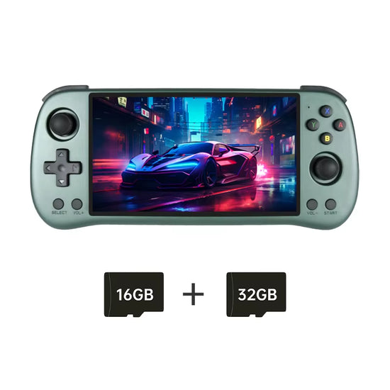 Powkiddy-Consola De Juegos Portátil X55, Dispositivo Retro De Código Abierto Con Pantalla IPS De 5,5 Pulgadas, 1280X720, RK3566