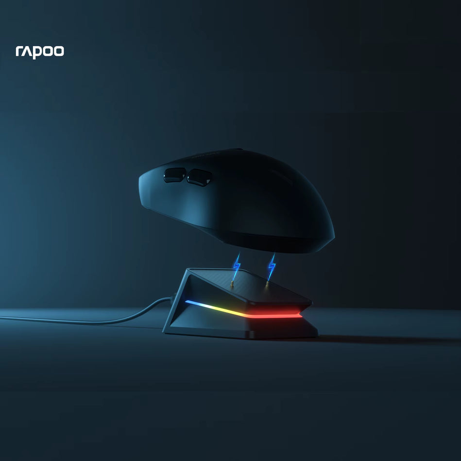 Rapoo P5 RGB Illusion - Base De Carga De Contacto Con Retroiluminación 
