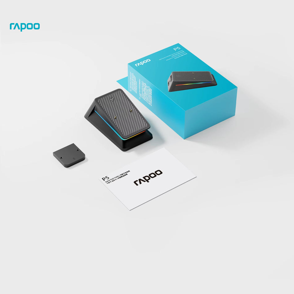 Rapoo P5 RGB Illusion - Base De Carga De Contacto Con Retroiluminación 