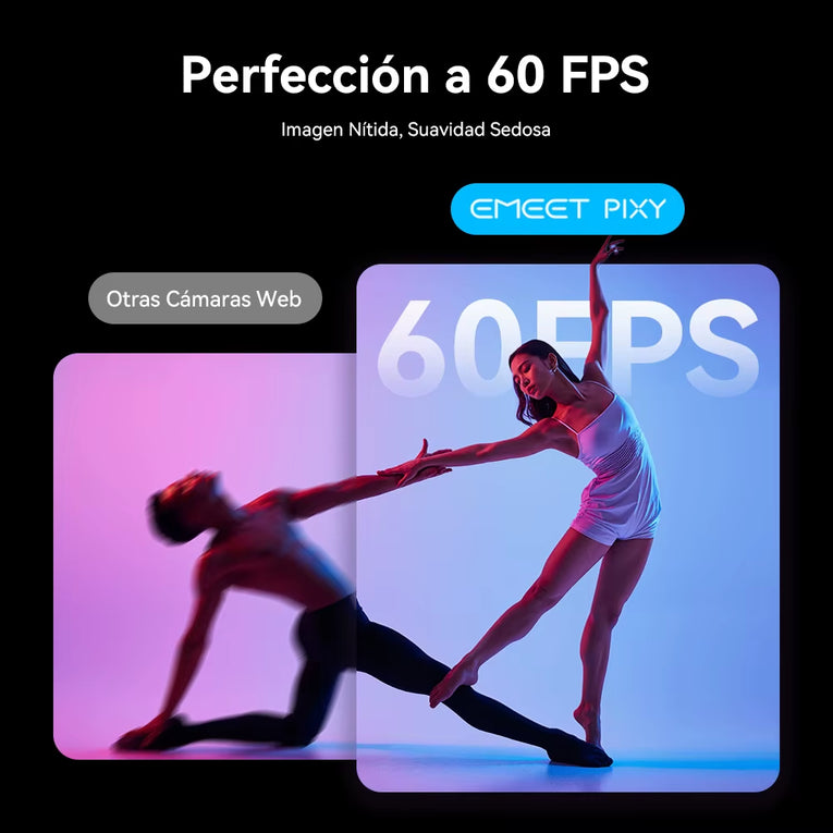 Cámara Web 4K EMEET PIXY Cámara De Vídeo De Seguimiento IA De Doble Cámara Con Sensor Sony Control y Enfoque Automático