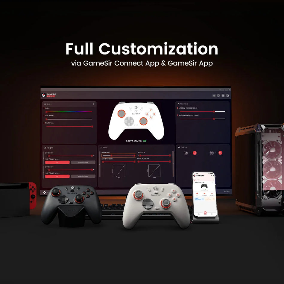 Gamesir Nova 2 Lite Mando Para PC Nintendo Switch 2 Controlador Inalámbrico Hall Trigger Mecánico