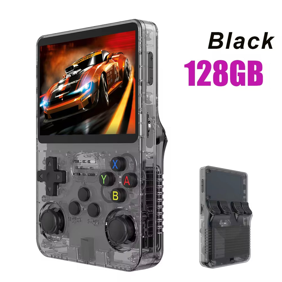 Consola De Videojuegos Portátil Retro R36S, Sistema Linux, Pantalla IPS De 3,5 Pulgadas