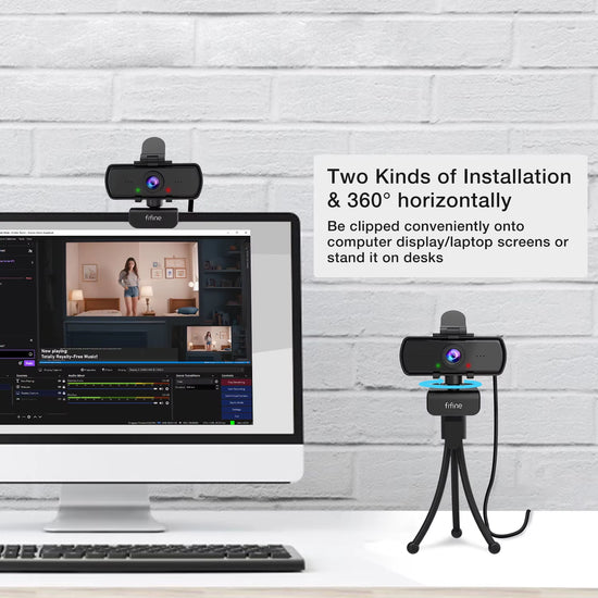 Fifine K420 Cámara Web Full HD 1440P