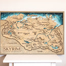 Mapa en madera de diferentes sagas - Miura Vault