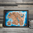 Mapa en madera de diferentes sagas - Miura Vault