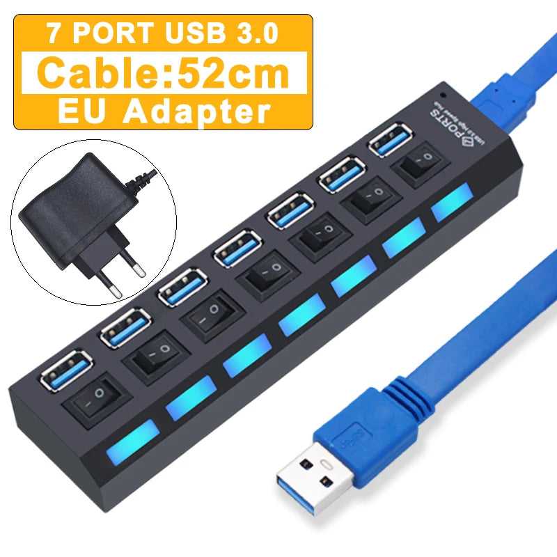 USB Hub 2.0/3.0 con o sin alimentación externa - Miura Vault