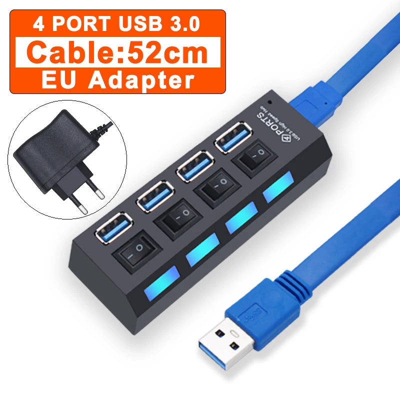 USB Hub 2.0/3.0 con o sin alimentación externa - Miura Vault